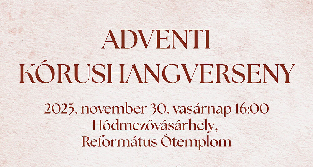 Alkalmaink Adventi Kórushangverseny