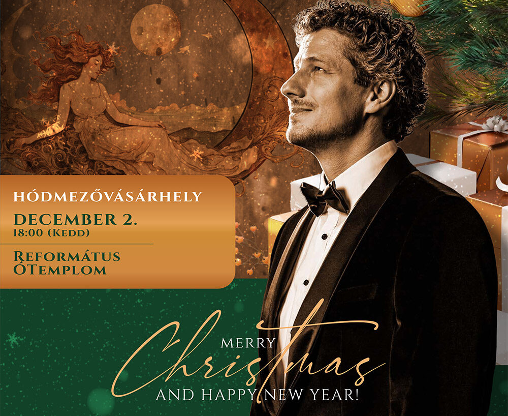 Rákász Gergely adventi orgonaestje a hódmezővásárhelyi Református Ótemplomban 2025. december 2-án